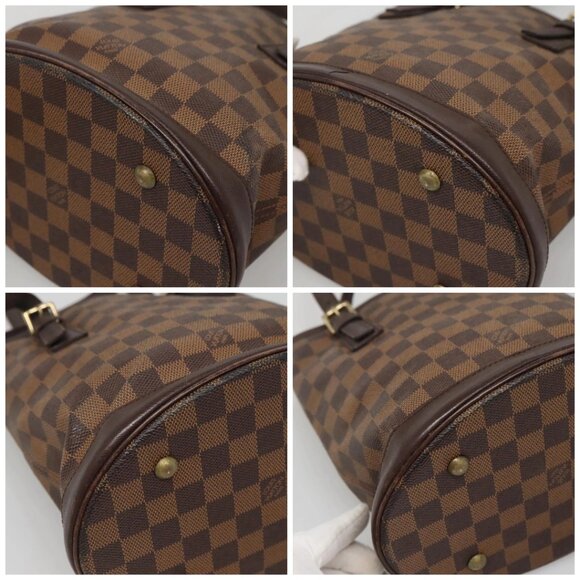 LOUIS VUITTON Damier Ebene Marais Shoulder Bag N42240 LV Auth BA3710 - Picture 14 of 16